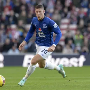 Ross Barkley in Action: Everton vs Sunderland, Premier League Rivalry Ross Barkley in Action: Everton vs Sunderland, Premier League Rivalry