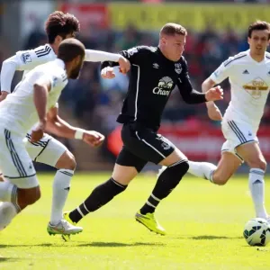 Ross Barkley in Action: Swansea City vs. Everton - Premier League Showdown at Liberty Stadium Ross Barkley in Action: Swansea City vs. Everton - Premier League Showdown at Liberty Stadium