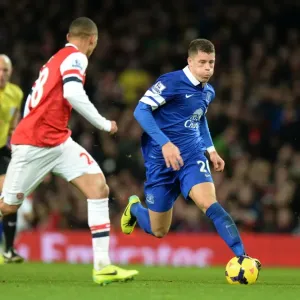 Ross Barkley's Determined Advance: Arsenal vs. Everton, 1-1 Stalemate at Emirates Stadium (December 8, 2013) Ross Barkley's Determined Advance: Arsenal vs. Everton, 1-1 Stalemate at Emirates Stadium (December 8, 2013)