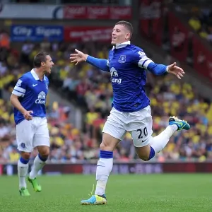 Ross Barkley Print - Everton Goal Celebration Ross Barkley Print - Everton Goal Celebration