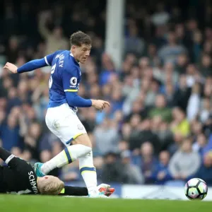 Ross Barkley's Strike: Everton vs Leicester City Premier League Rivalry at Goodison Park Ross Barkley's Strike: Everton vs Leicester City Premier League Rivalry at Goodison Park