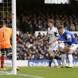 Ross Barkley's Thrilling Third Goal: Everton's Triumph Over Swansea City (22-03-2014, Goodison Park) Ross Barkley's Thrilling Third Goal: Everton's Triumph Over Swansea City (22-03-2014, Goodison Park)