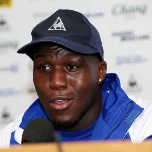 Royston Drenthe Print: Everton New Signing at Finch Farm Royston Drenthe Print: Everton New Signing at Finch Farm