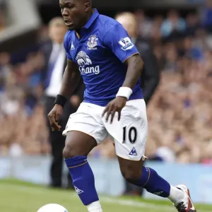 Royston Drenthe in Action: Everton vs. Aston Villa, Barclays Premier League at Goodison Park (10 September 2011)