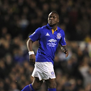 Royston Drenthe in Action for Everton vs Norwich City (December 17, 2011)