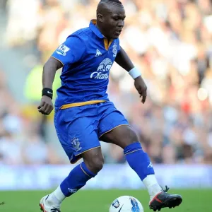 Royston Drenthe at Craven Cottage: Everton vs. Fulham in the Barclays Premier League (October 23, 2011)