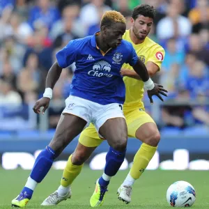 Print of Saha vs Musacchio at Goodison Park Print of Saha vs Musacchio at Goodison Park