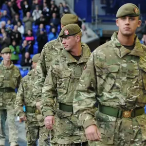 Salute to the Heroes: Everton vs Arsenal - Barclays Premier League (14 November 2010, Goodison Park) - Servicemen's Parade Salute to the Heroes: Everton vs Arsenal - Barclays Premier League (14 November 2010, Goodison Park) - Servicemen's Parade