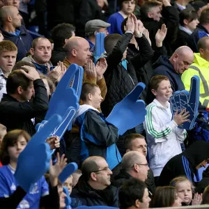 A Sea of Passion: Everton FC Fans in Full Force at Goodison Park during the Everton vs Stoke City Barclays Premier League Match (30 October 2010)