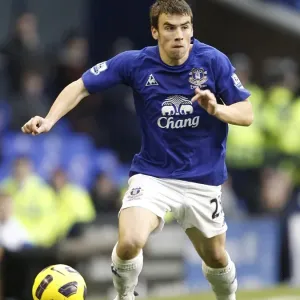 Seamus Coleman in Action: Everton vs. Wigan Athletic, Premier League (11 December 2010, Goodison Park)