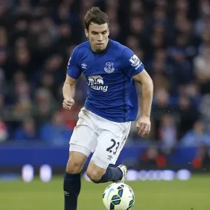 Seamus Coleman Print - Everton vs Newcastle United at Goodison Park