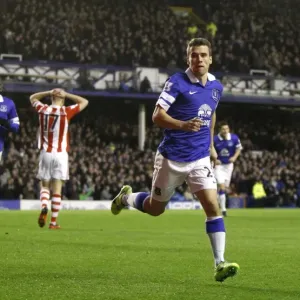 Seamus Coleman Scores His Second Goal: Everton's Victory Against Stoke City at Goodison Park, Barclays Premier League (November 30, 2013) Seamus Coleman Scores His Second Goal: Everton's Victory Against Stoke City at Goodison Park, Barclays Premier League (November 30, 2013)