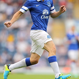 Seamus Coleman Scores the Winning Goal: Everton's 3-1 Pre-Season Triumph over Blackburn Rovers (2013)
