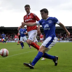 Seamus Coleman vs. Gary McDonald Print - Pre-Season Friendly Action Photo