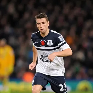 Seamus Coleman's Intense Face-off in the Scoreless Everton vs. Crystal Palace Clash at Selhurst Park (09-11-2013) Seamus Coleman's Intense Face-off in the Scoreless Everton vs. Crystal Palace Clash at Selhurst Park (09-11-2013)