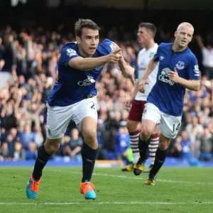 Seamus Coleman's Stunner: Everton's Triumphant Third Goal Against Aston Villa in the Premier League Seamus Coleman's Stunner: Everton's Triumphant Third Goal Against Aston Villa in the Premier League
