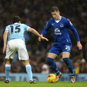 Semi-Final Showdown: Ross Barkley vs Jesus Navas - Manchester City vs Everton, Capital One Cup Semi-Final Showdown: Ross Barkley vs Jesus Navas - Manchester City vs Everton, Capital One Cup