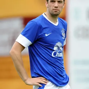Shane Duffy in Pre-Season Action: Everton vs Motherwell at Fir Park Stadium