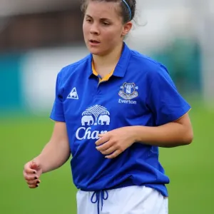 Print of Showdown at Goodison Park: Everton Ladies vs. Lincoln Ladies Print of Showdown at Goodison Park: Everton Ladies vs. Lincoln Ladies
