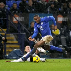 Showdown at Reebok: Paul Robinson vs. Victor Anichebe - A Premier League Battle for the Ball (13 February 2011) Showdown at Reebok: Paul Robinson vs. Victor Anichebe - A Premier League Battle for the Ball (13 February 2011)