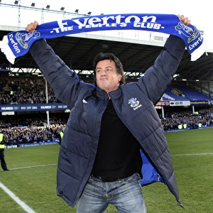 Slyvester Stallone's Surprise Visit: Everton vs. Reading, FA Barclays Premiership, Goodison Park (14/01/07)