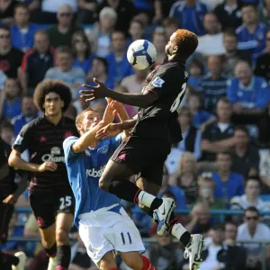 Everton FC Action Print - Louis Saha at Fratton Park Everton FC Action Print - Louis Saha at Fratton Park