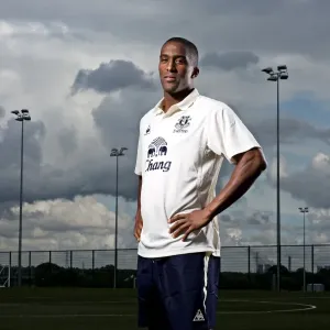 Steely Sylvain Distin: A Defiant Everton Career Steely Sylvain Distin: A Defiant Everton Career