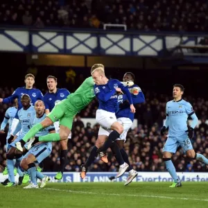 Print of Steven Naismith's First Goal: Everton vs Manchester City Print of Steven Naismith's First Goal: Everton vs Manchester City