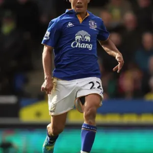 Steven Pienaar in Action for Everton against Norwich City (07 April 2012) Steven Pienaar in Action for Everton against Norwich City (07 April 2012)