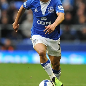 Steven Pienaar in Action: Everton vs. Bolton Wanderers, Premier League, Goodison Park