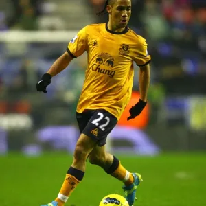 Steven Pienaar in Action: Everton vs. Wigan Athletic, February 4, 2012 Steven Pienaar in Action: Everton vs. Wigan Athletic, February 4, 2012