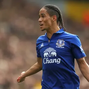 Steven Pienaar in Action: Everton vs. Norwich City, Barclays Premier League (07 April 2012) Steven Pienaar in Action: Everton vs. Norwich City, Barclays Premier League (07 April 2012)