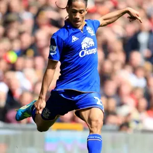 Steven Pienaar at Old Trafford: Everton's Battle Against Manchester United (22 April 2012) Steven Pienaar at Old Trafford: Everton's Battle Against Manchester United (22 April 2012)