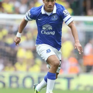 Steven Pienaar Print - 2013 Barclays Premier League Match Steven Pienaar Print - 2013 Barclays Premier League Match