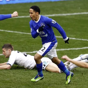 Premier League Framed Print Collection: Everton 1 v Chelsea 2 : Goodison Park : 30-12-2012