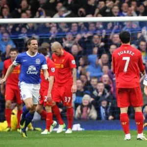 Suarez's Disappointment: Osman's Goal Denies Liverpool at Goodison Park (Everton 2-2 Liverpool, 2012) Suarez's Disappointment: Osman's Goal Denies Liverpool at Goodison Park (Everton 2-2 Liverpool, 2012)