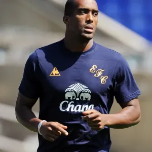 Sylvain Distin in Action: Everton vs Birmingham City (30 July 2011)