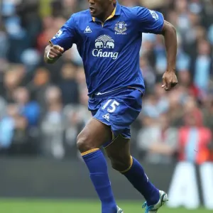 Sylvain Distin vs Manchester City: Everton's Defensive Battle at Etihad Stadium, Barclays Premier League (24 September 2011) Sylvain Distin vs Manchester City: Everton's Defensive Battle at Etihad Stadium, Barclays Premier League (24 September 2011)