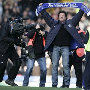 Sylvester Stallone's Surprise Visit: Everton Football Club vs. Reading, FA Barclays Premiership, Goodison Park (14/01/07)