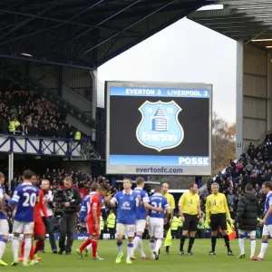 Everton vs Liverpool 3-3 Draw Print Everton vs Liverpool 3-3 Draw Print