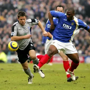 Thrilling Escape: James Beattie Outwits Noe Pamarot at Fratton Park (14/1/06) Thrilling Escape: James Beattie Outwits Noe Pamarot at Fratton Park (14/1/06)