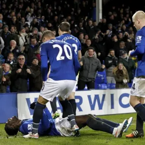 Thrilling FA Cup Goal: Romelu Lukaku's Euphoric Celebration for Everton vs. West Ham at Goodison Park Thrilling FA Cup Goal: Romelu Lukaku's Euphoric Celebration for Everton vs. West Ham at Goodison Park