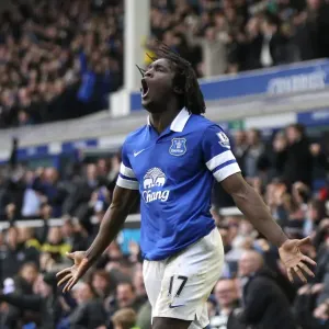 Romelu Lukaku Print - Everton 3 v Liverpool 3 (November 23, 2013) Romelu Lukaku Print - Everton 3 v Liverpool 3 (November 23, 2013)