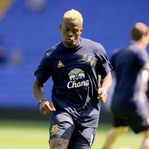 Thrilling Pre-Season Clash: Louis Saha in Action for Everton vs Birmingham City (30 July 2011)