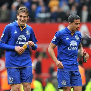 Thrilling Showdown at Old Trafford: Jelavic vs. Cahill - Everton's Battle Against Manchester United's Premier League Rivals (22 April 2012) Thrilling Showdown at Old Trafford: Jelavic vs. Cahill - Everton's Battle Against Manchester United's Premier League Rivals (22 April 2012)