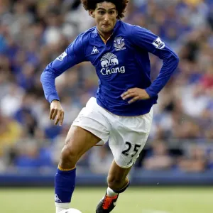 Thunderous Performance: Marouane Fellaini at Goodison Park - Everton vs Aston Villa, Barclays Premier League (September 10, 2011)