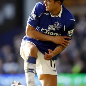 Tim Cahill in Action: Everton vs Sunderland, 08/09 Season - Stock Image, 28/12/08 Tim Cahill in Action: Everton vs Sunderland, 08/09 Season - Stock Image, 28/12/08
