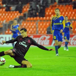 Europa League Photographic Print Collection: FC BATE Borisov V Everton