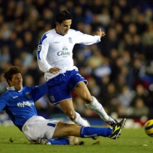Tim Cahill is tackled