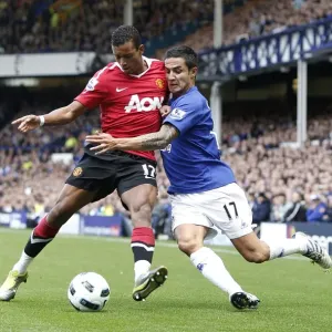 Tim Cahill vs Nani: A Battle for the Ball - Everton vs Manchester United (September 11, 2010, Goodison Park) Tim Cahill vs Nani: A Battle for the Ball - Everton vs Manchester United (September 11, 2010, Goodison Park)